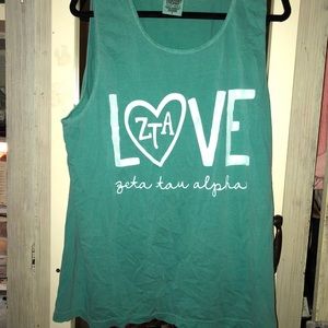 Zeta Tau Alpha tank top (L)